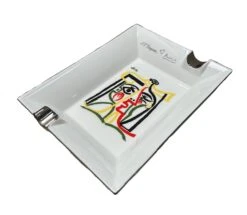 S.T. Dupont Picasso White Ceramic Ashtray