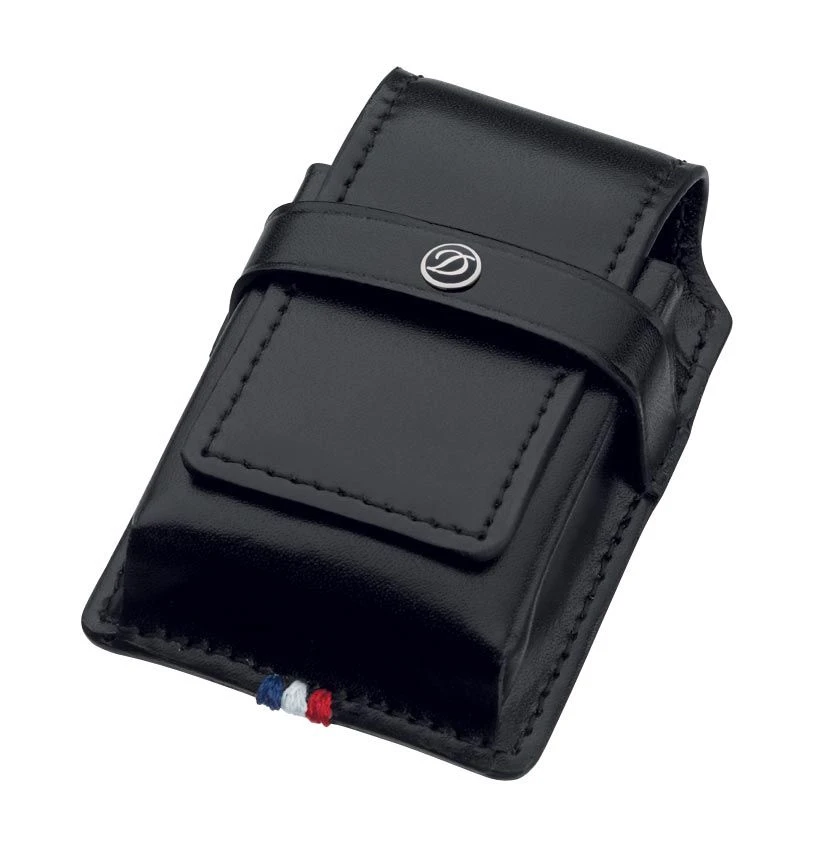 S.T. Dupont Elysee Black Leather Ligne 2 Small Lighter Case 3 S.T. Dupont Elysee Black Leather Ligne 2 Small Lighter Case