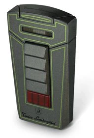Tonino Lamborghini Aero Gray W/ Green Torch Flame Cigar Lighter