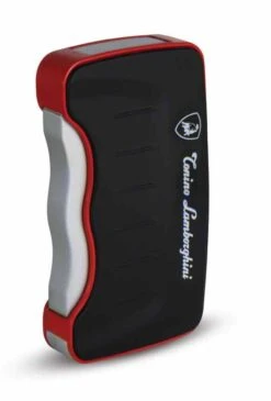 Tonino Lamborghini Eridanus Butane Refillable Cigar Lighter - Black With Red Rim