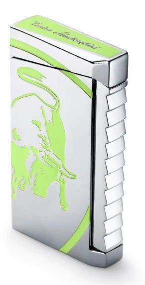 Tonino Lamborghini Il Toro Green Torch Flame Lighter 4 Tonino Lamborghini Il Toro Green Torch Flame Lighter - Image 2