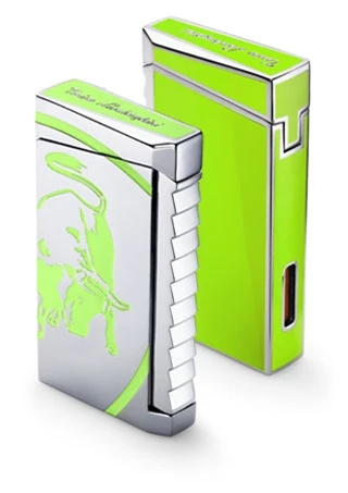 Tonino Lamborghini Il Toro Green Torch Flame Lighter 5 Tonino Lamborghini Il Toro Green Torch Flame Lighter - Image 3