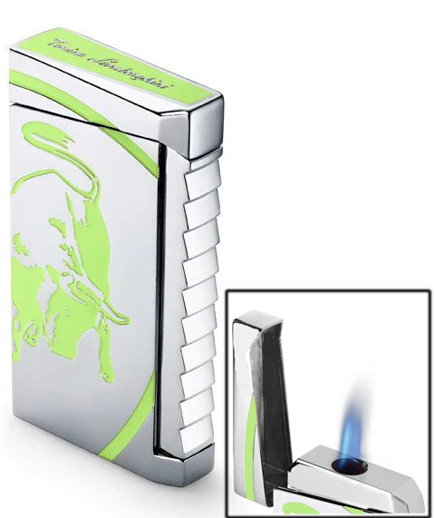 Tonino Lamborghini Il Toro Green Torch Flame Lighter 6 Tonino Lamborghini Il Toro Green Torch Flame Lighter - Image 4