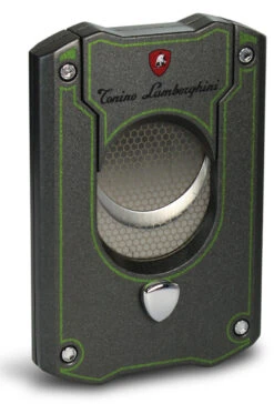 Tonino Lamborghini Le Mans Gray With Green Lines Cigar Cutter -cigar lighter store tonino lamborghini le mans gray with green lines cigar cutter 42