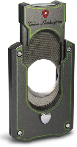 Tonino Lamborghini Le Mans Gray With Green Lines Cigar Cutter