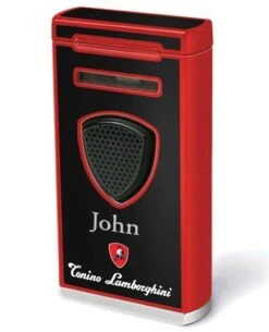 Tonino Lamborghini Pergusa Black And Red Torch Flame Lighter -cigar lighter store tonino lamborghini pergusa black and red torch flame lighter 117