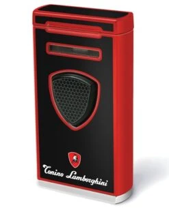 Tonino Lamborghini Pergusa Black And Red Torch Flame Lighter -cigar lighter store tonino lamborghini pergusa black and red torch flame lighter 123