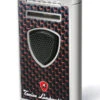 Tonino Lamborghini Pergusa Black & Red Carbon Fiber Cigar Lighter
