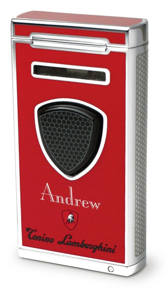 Tonino Lamborghini Pergusa Red Torch Flame Lighter 4 Tonino Lamborghini Pergusa Red Torch Flame Lighter - Image 2