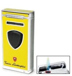 Tonino Lamborghini Pergusa Yellow Torch Flame Lighter -cigar lighter store tonino lamborghini pergusa yellow torch flame lighter 153