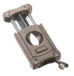 Visol Ferris Gunmetal V Cut Cigar Cutter -cigar lighter store vcut423 54