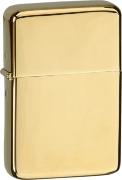 Vector Thunderbird 155 High Polish Brass Butane Lighter