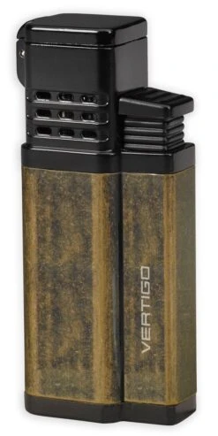 Vertigo Conquistador Quad Torch Lighter - Gold -cigar lighter store vertigo conquistador quad torch lighter gold 48