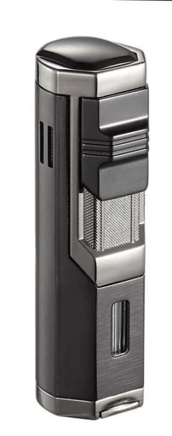 Visol Andes Triple Torch Cigar Lighter - Gun Metal -cigar lighter store visol andes triple torch cigar lighter gun metal 85