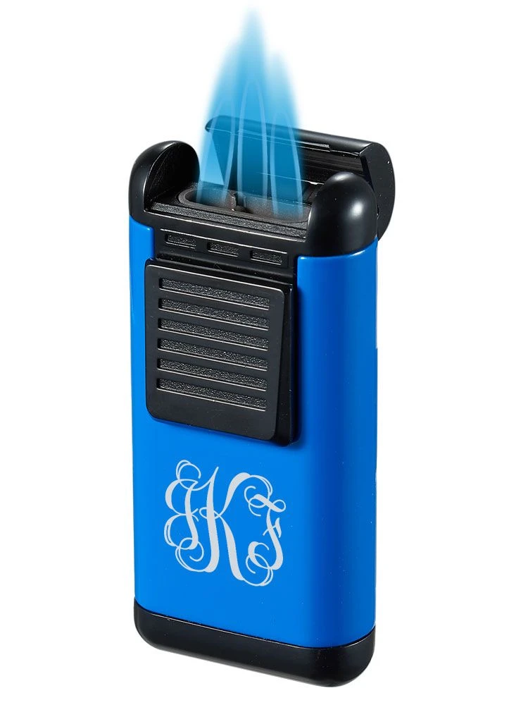 Visol Antero Blue Triple Torch Flame Cigar Lighter 4 Visol Antero Blue Triple Torch Flame Cigar Lighter - Image 2