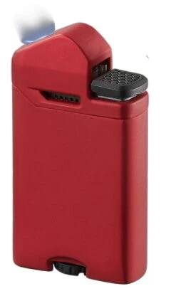 Visol Axis Flat Flame Torch Lighter - Burgundy -cigar lighter store visol axis flat flame torch lighter burgundy 55