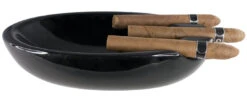 Visol Bradford Black Ceramic Cigar Ashtray For Patio Use -cigar lighter store visol bradford black ceramic cigar ashtray for patio use 140