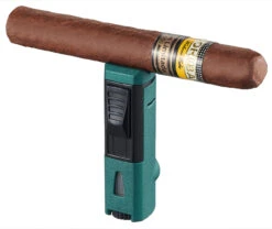 Visol Colonel Triple Flame Torch Lighter - Green -cigar lighter store visol colonel triple flame torch lighter green 87