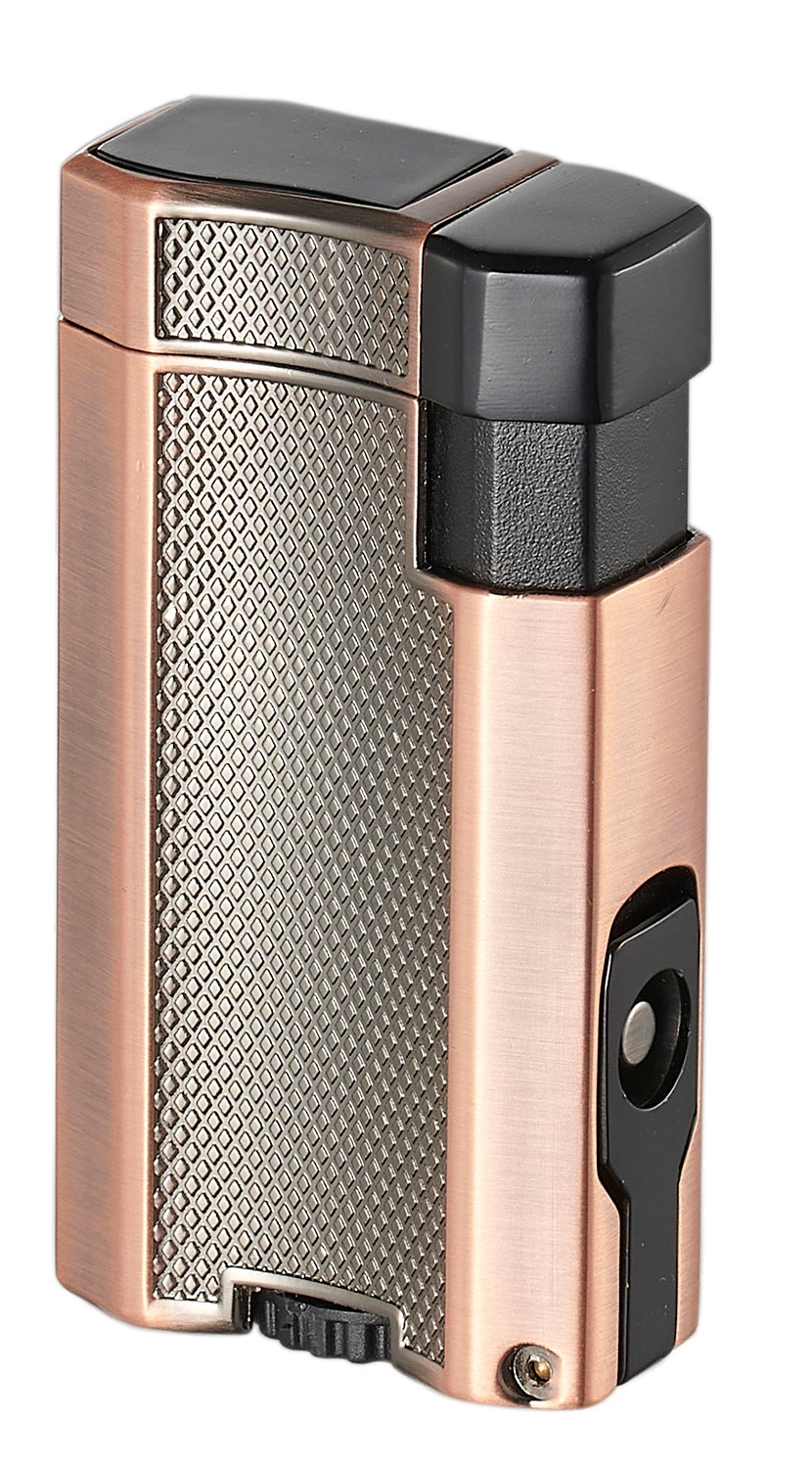 Visol Concave Double Flame Torch Lighter - Bronze 5 Visol Concave Double Flame Torch Lighter - Bronze - Image 3