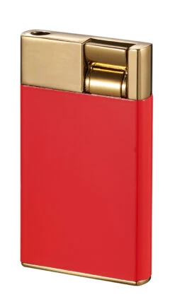 Visol Cougar Single Flame Cigar Lighter - Red And Gold