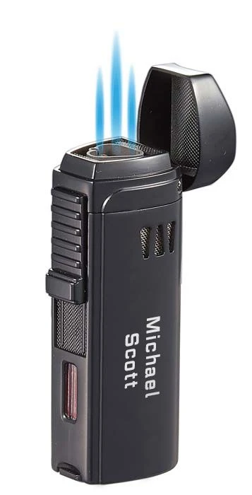 Visol Denali Triple Torch Cigar Lighter - Black 5 Visol Denali Triple Torch Cigar Lighter - Black - Image 3