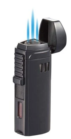 Visol Denali Triple Torch Cigar Lighter - Black 10 Visol Denali Triple Torch Cigar Lighter - Black -cigar lighter store visol denali triple torch cigar lighter black 87