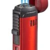 Visol Denali Triple Torch Cigar Lighter - Red
