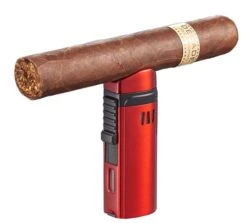 Visol Denali Triple Torch Cigar Lighter - Red 9 Visol Denali Triple Torch Cigar Lighter - Red -cigar lighter store visol denali triple torch cigar lighter red 91