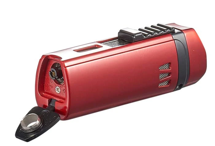 Visol Denali Triple Torch Cigar Lighter - Red 4 Visol Denali Triple Torch Cigar Lighter - Red - Image 2