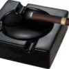 Visol Donovan Black Ceramic Cigar Ashtray For Patio Use -cigar lighter store visol donovan black ceramic cigar ashtray for patio use 52