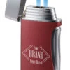 Visol DuoMatt Burgundy Double Flame Cigar Lighter