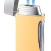 Visol DuoMatt Yellow Double Flame Cigar Lighter -cigar lighter store visol duomatt yellow double flame cigar lighter 37