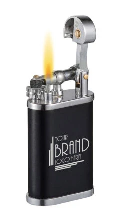 Visol Elegance Black Soft Flame Flint Lighter -cigar lighter store visol elegance black soft flame flint lighter 70