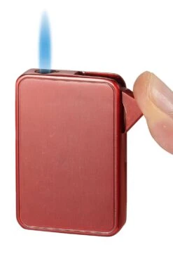 Visol Elk Single Flame Cigar Lighter - Red -cigar lighter store visol elk single flame cigar lighter red 66