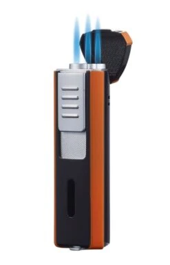 Visol Enigma Triple Flame Cigar Lighter - Orange -cigar lighter store visol enigma triple flame cigar lighter orange 55