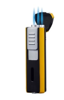 Visol Enigma Triple Flame Cigar Lighter - Yellow -cigar lighter store visol enigma triple flame cigar lighter yellow 55