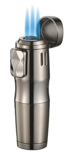 Visol Epic Triple Flame Gunmetal Cigar Lighter -cigar lighter store visol epic triple flame gunmetal cigar lighter 77