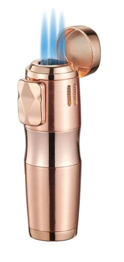 Visol Epic Triple Flame Rose Gold Cigar Lighter -cigar lighter store visol epic triple flame rose gold cigar lighter 81