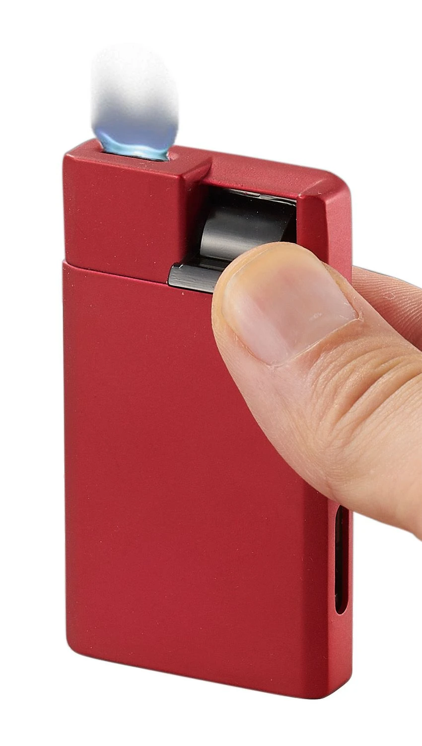 Visol Flatso Flat Flame Torch Lighter - Burgundy Red 3 Visol Flatso Flat Flame Torch Lighter - Burgundy Red