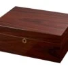 Visol Hagan Polished Oak Cigar Humidor - Holds 50 Cigars