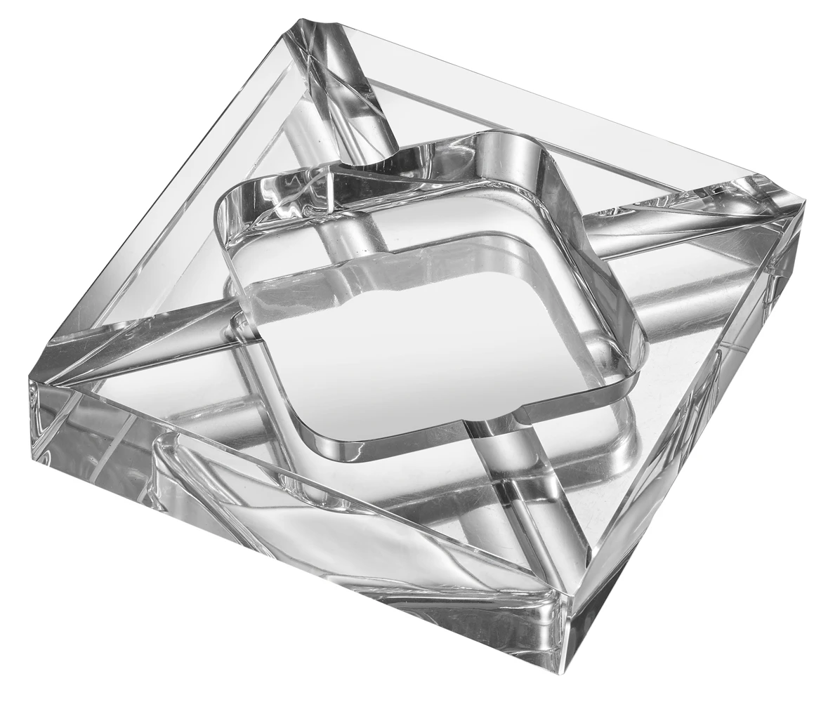 Visol Hyperion Square Crystal Cigar Ashtray 3 Visol Hyperion Square Crystal Cigar Ashtray