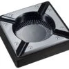 Visol Iris Metal And Black Matte Wood Cigar Ashtray -cigar lighter store visol iris metal and black matte wood cigar ashtray 93