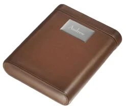 Visol Larsen Leather Five Cigar Travel Case