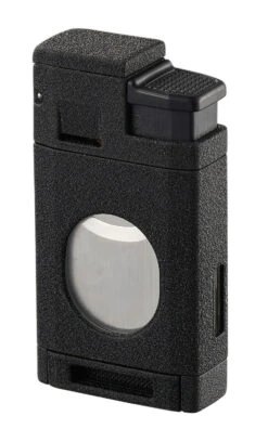 Visol LighCut Black Triple Torch Flame Lighter And Cigar Cutter -cigar lighter store visol lighcut triple torch flame lighter and cigar cutter 51