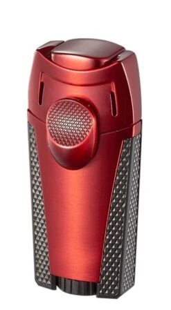 Visol Meru Dual Torch Cigar Lighter - Red