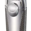 Visol Meru Dual Torch Cigar Lighter - Silver