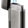 Visol Nevis Dual Torch Cigar Lighter - Gun Metal -cigar lighter store visol nevis dual torch cigar lighter gun metal 51