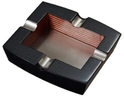 cigar lighter store -cigar lighter store visol nomandy carbon fiber patterned square wooden cigar ashtray 53