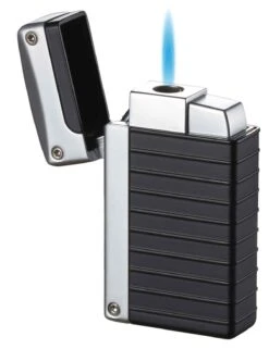 Visol Norfolk Black Matte Torch Flame Lighter -cigar lighter store visol norfolk black matte torch flame lighter 100