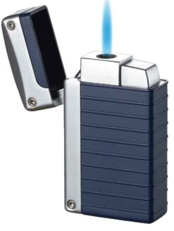 Visol Norfolk Blue Matte Torch Flame Lighter -cigar lighter store visol norfolk blue matte torch flame lighter 95